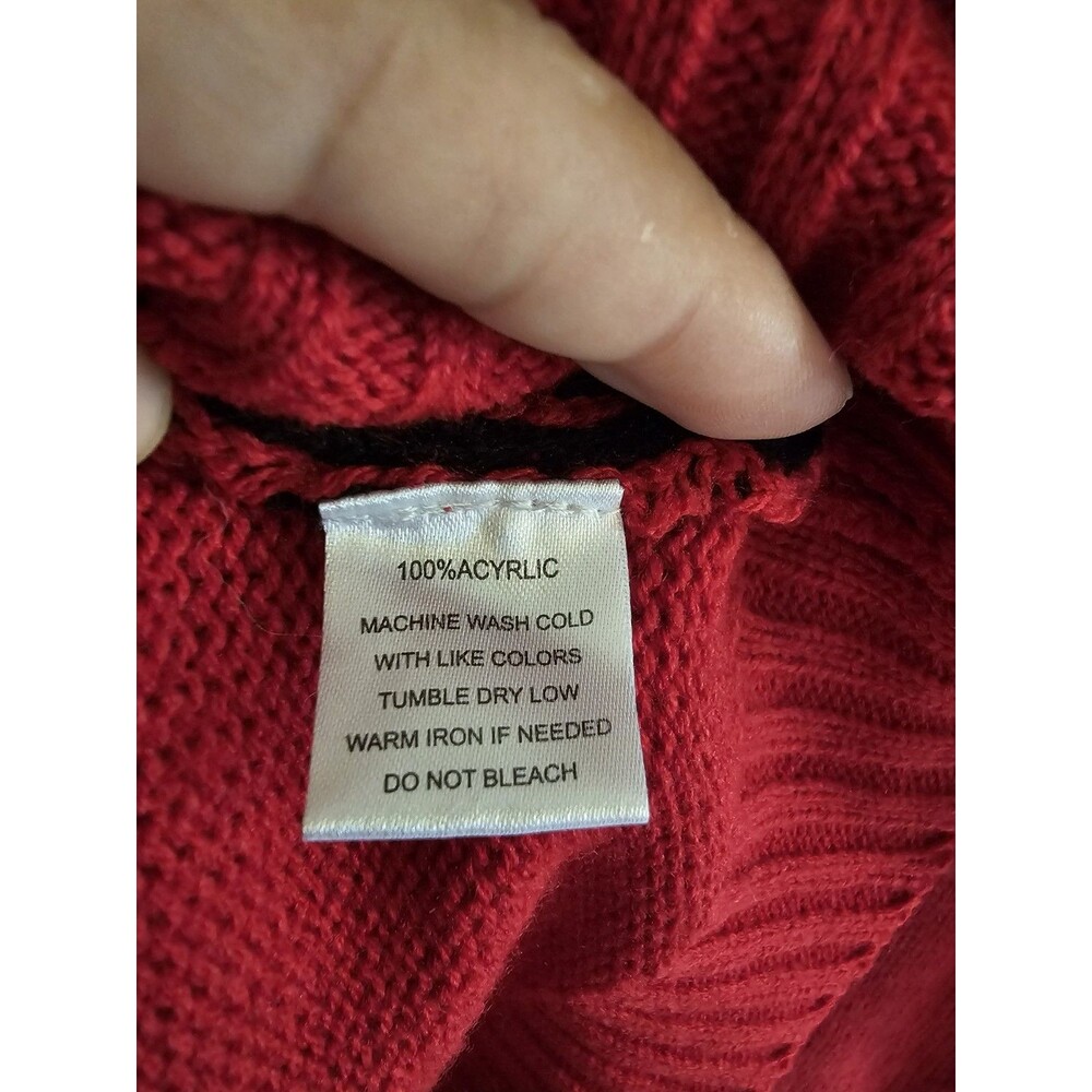 Indigo Rose Women’s Christmas Sweater Dog Knit Size XL - Picture 5 of 6